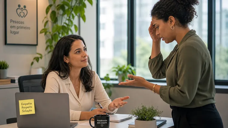 🧠 O Impacto da Empatia no Atendimento de Clientes Internos Difíceis