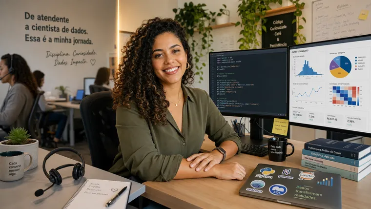 📊 De Atendente de Telemarketing a Cientista de Dados: A Jornada de Reskilling Perfeita