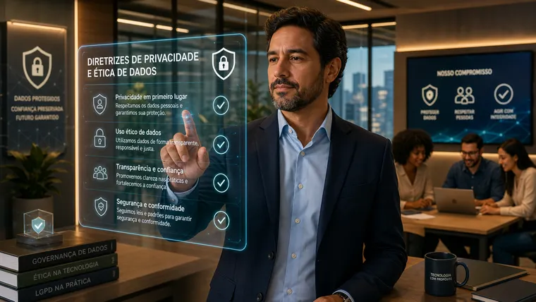 Ética de Dados na Prática: A Nova Competência Obrigatória para Líderes de Tecnologia