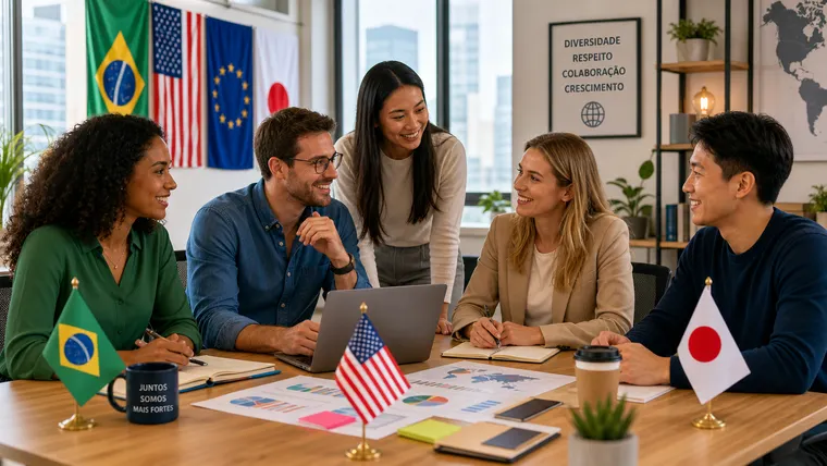 Choque Cultural Corporativo: Como Colaborar com Times dos EUA, Europa e Ásia