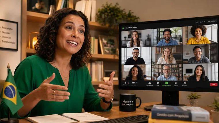 Liderança Inspiradora Através de uma Tela: Como Conectar pelo Zoom ou Teams