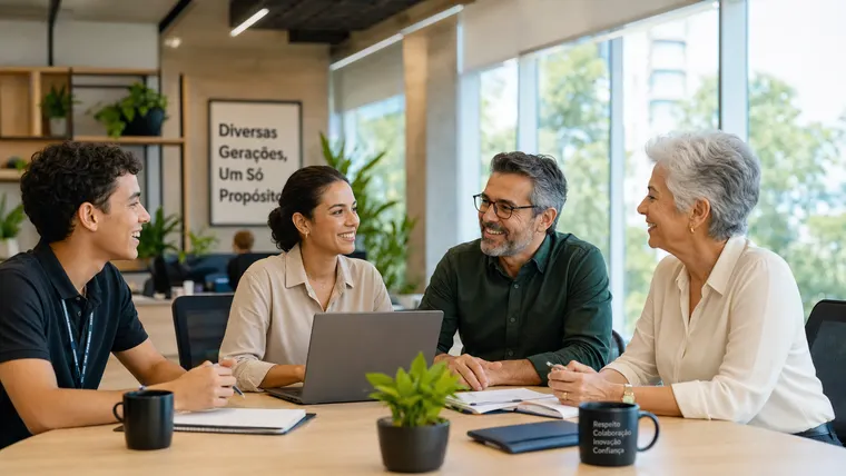 Diversidade Geracional na Prática: Como Extrair o Melhor de Equipes com 40 Anos de Diferença