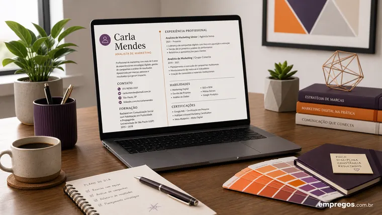 Fontes, Margens e Cores: O Design Ideal para um Currículo Profissional