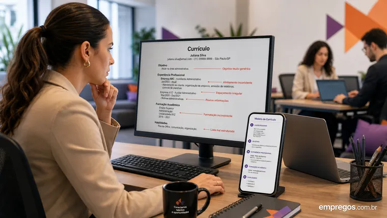 Modelos de Currículo Prontos: O Perigo de Usar Templates Genéricos do Canva