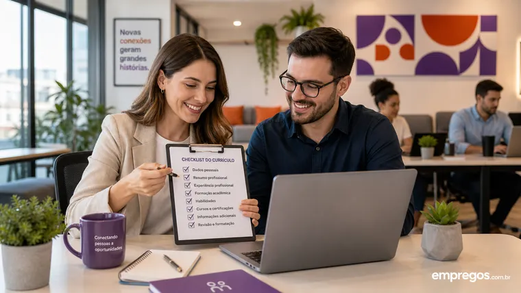 Checklist de Revisão de Currículo Antes de Enviar para a Vaga