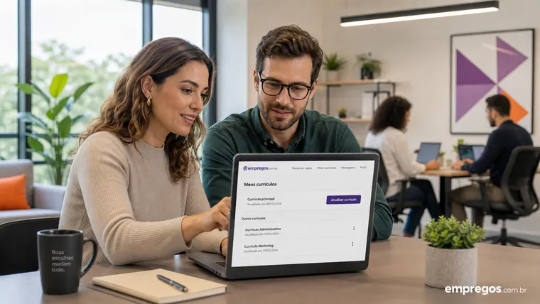 Como Atualizar Seu Currículo no empregos.com para Ter Mais Destaque nas suas Vagas