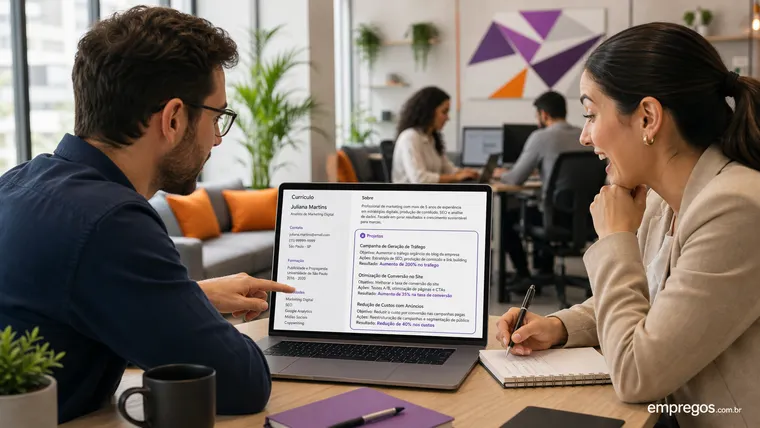 Projetos de Destaque: Como Incluir Casos de Sucesso no Currículo