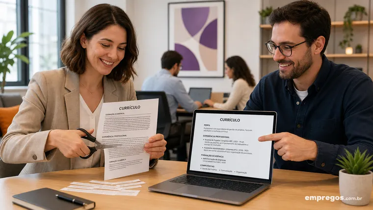 Editando o Currículo: Como Eliminar o Excesso de Texto e Manter a Relevância
