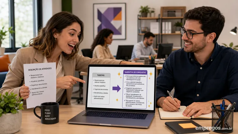 Transformando Rotinas Massantes em Narrativas de Sucesso no CV