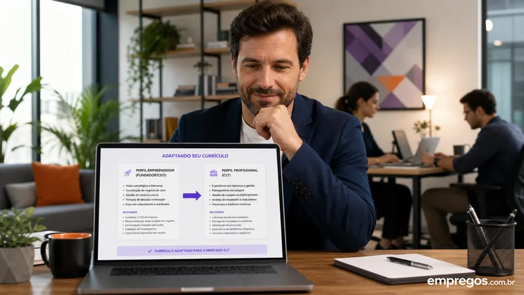Currículo do Empreendedor que Deseja Voltar a Ser CLT