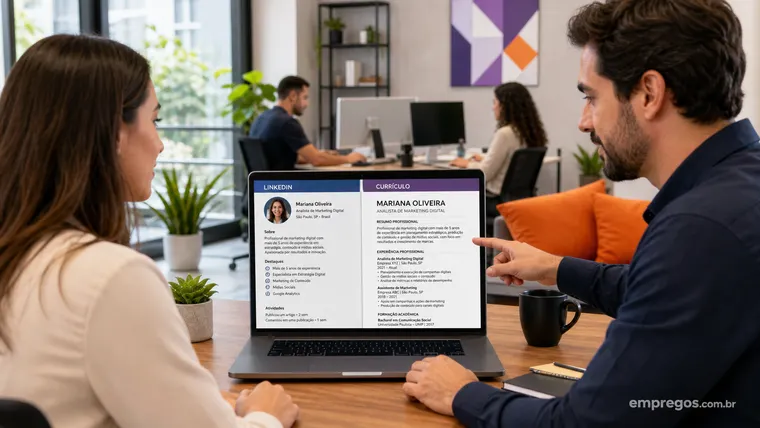 LinkedIn vs. Currículo: O Que Vai em Um e Não Deve Ir no Outro