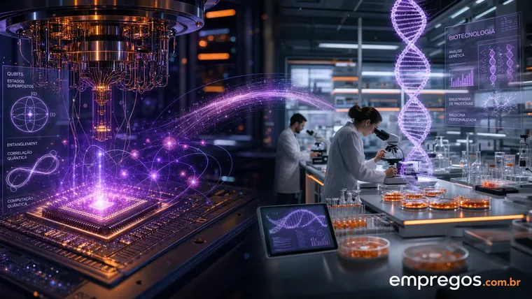 Computação Quântica e Biotecnologia: O Futuro dos Empregos