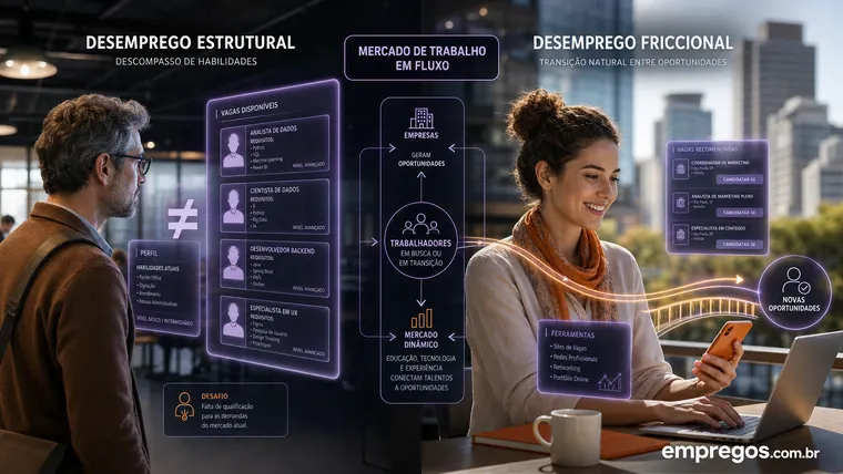 Desemprego Estrutural vs. Friccional: Entendendo as Nuances do Mercado