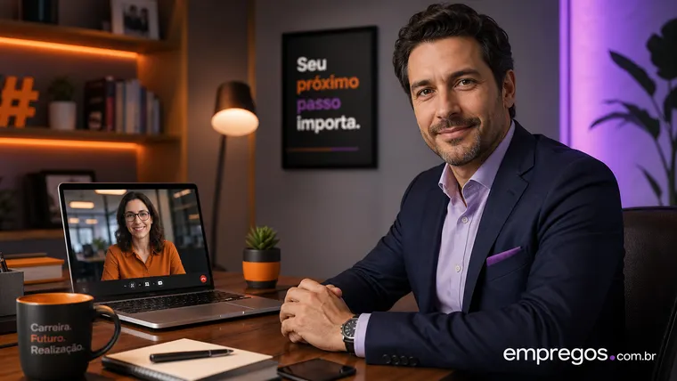 Olho na Câmera, Não na Tela: O Segredo do Contato Visual Simulado em Entrevistas Online