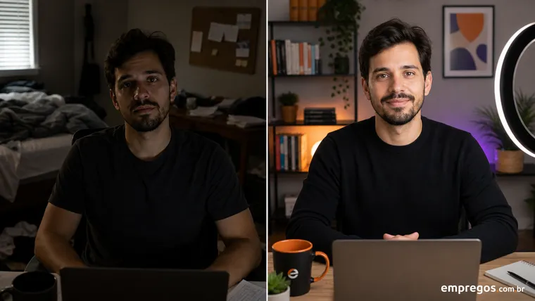 O Impacto Psicológico do Cenário e da Iluminação na Percepção de Profissionalismo do Candidato