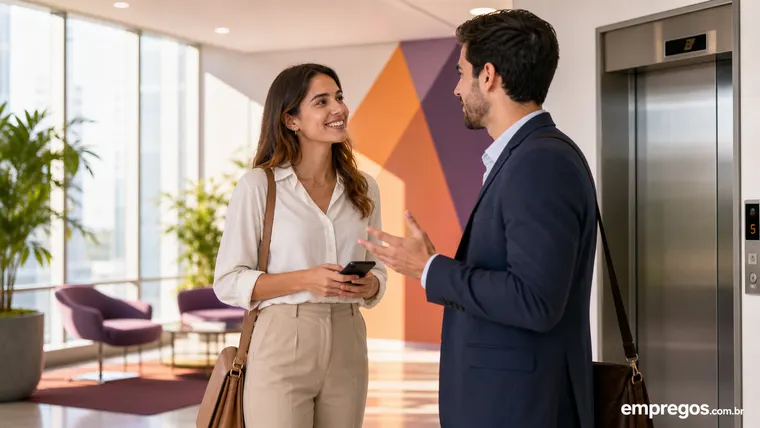 O Teste da Conversa de Elevador (Small Talk): Como Interagir com o Recrutador Antes de Começar as Perguntas Oficiais