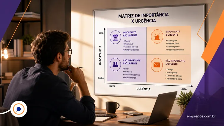 Como Priorizar Tarefas Usando Matrizes de Importância vs. Urgência