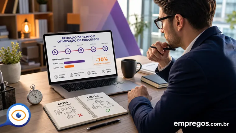 Como Mostrar Redução de Tempo e Otimização de Processos no Currículo