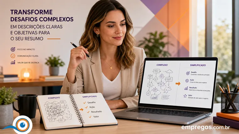 Traduzindo Desafios Complexos Superados em Descrições Curtas e Claras