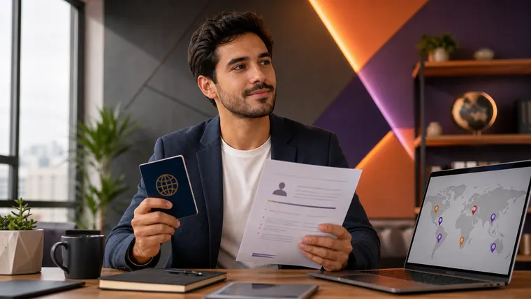 Como Declarar Vistos de Trabalho e Cidadania Estrangeira em Currículos para o Exterior?