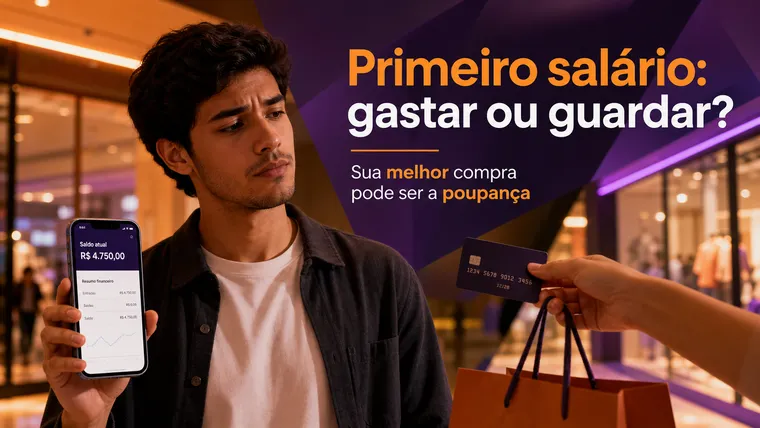 Como Parar de Gastar Dinheiro com Bobeira Quando Você Consegue o Primeiro Salário?