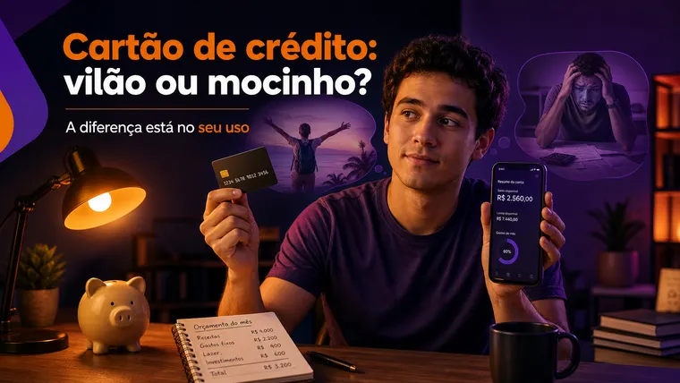 Cartão de Crédito É Vilão ou Mocinho na Vida de Quem Está Começando?