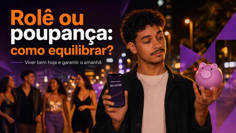 Gastar com Rolê no Fim de Semana vs. Guardar Dinheiro: Como Achar o Equilíbrio?