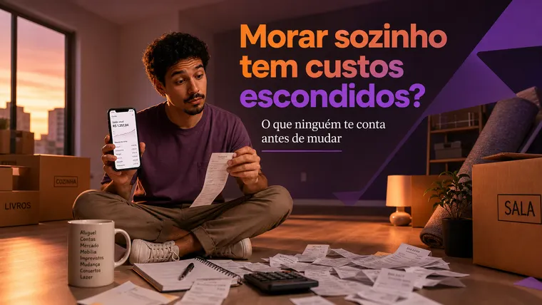 O Custo Oculto de Morar Sozinho que Ninguém Te Conta Antes de Mudar?