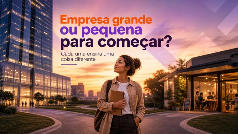 Empresa Grande ou Pequena: O Que É Melhor para Começar a Carreira?
