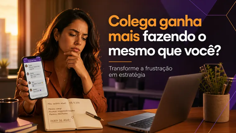 Colega Ganha Mais Fazendo o Mesmo que Você? Como Reagir sem Se Queimar