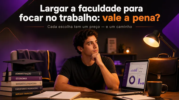 Largar a Faculdade para Focar no Trabalho: Vale a Pena?