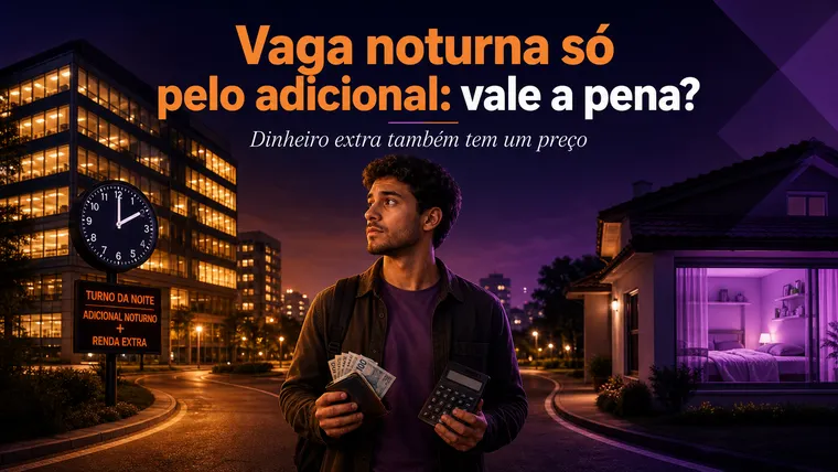 Vaga Noturna Só pelo Adicional: Vale a Pena ou o Preço é Alto Demais?