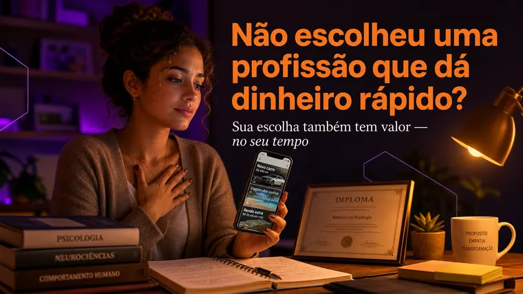 Não Escolheu uma Profissão que Dá Dinheiro Rápido? Como Lidar com a Culpa
