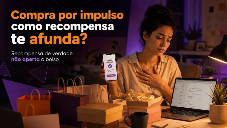 Compra por Impulso Como Recompensa Te Afunda? O Perigo de Gastar para Aguentar o Trabalho