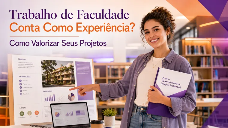 Trabalho de Faculdade Conta Como Experiência? Como Valorizar Seus Projetos
