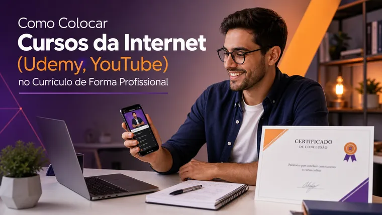 Como Colocar Cursos da Internet (Udemy, YouTube) no Currículo de Forma Profissional