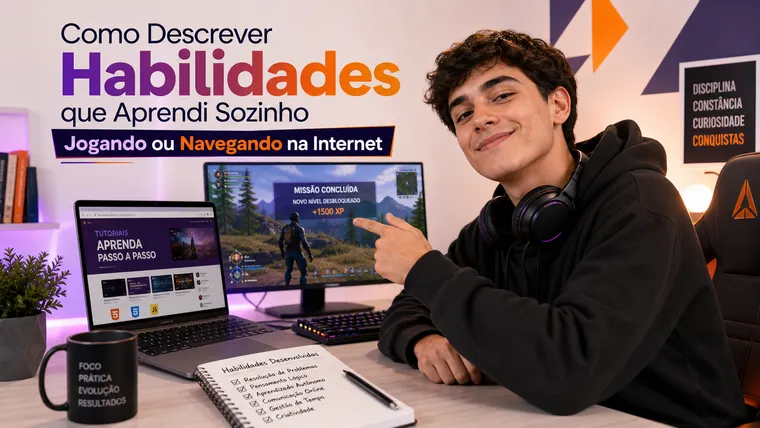 Como Descrever Habilidades que Aprendi Sozinho Jogando ou Navegando na Internet