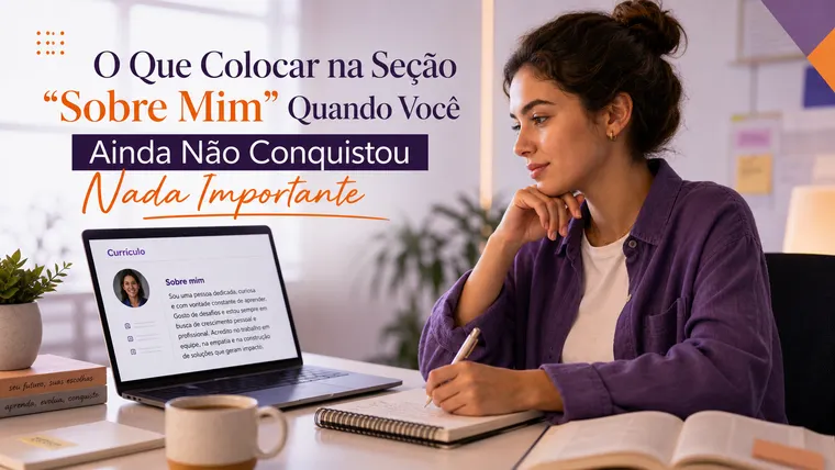 O Que Colocar na Seção "Sobre Mim" Quando Você Ainda Não Conquistou Nada Importante?