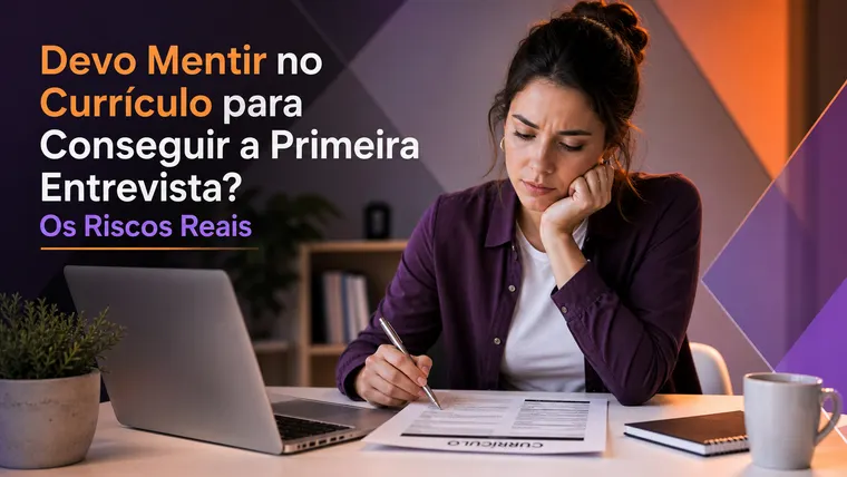 Devo Mentir no Currículo para Conseguir a Primeira Entrevista? Os Riscos Reais