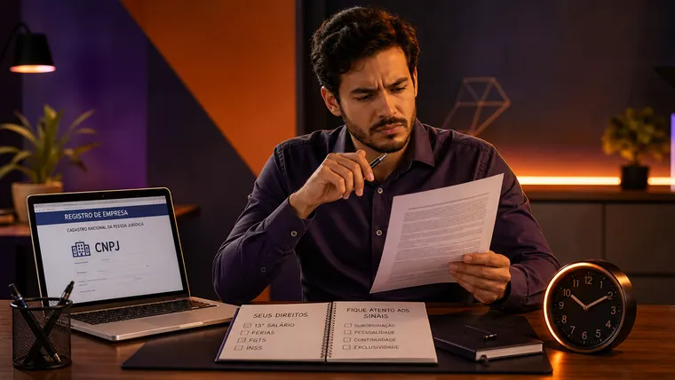 O Que É Pejotização Falsa e Como Ela Rouba Seus Direitos sem Você Perceber