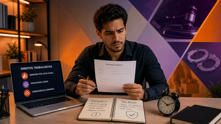 O Que Acontece se Eu Colocar Atestado Médico Falso? As Consequências Reais