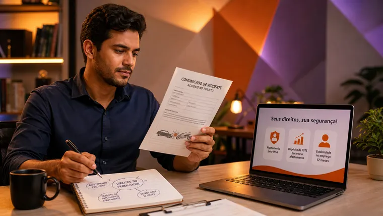 O Que Acontece se Eu Sofrer um Acidente no Caminho para o Trabalho?