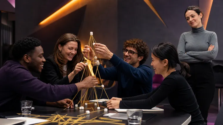Como Reagir Quando o Exercício da Dinâmica É Absurdo (Tipo Construir uma Torre de Macarrão)