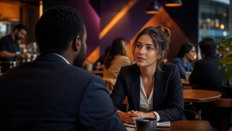 Como Agir Quando a Entrevista É Feita em um Café ou Lugar Público Barulhento?