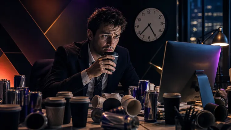 O Uso Exagerado de Café e Energético para Aguentar a Rotina: Até Onde Vai o Perigo?