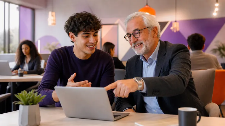 Como integrar estagiários de 20 anos com diretores de 60 sem barreiras de linguagem?