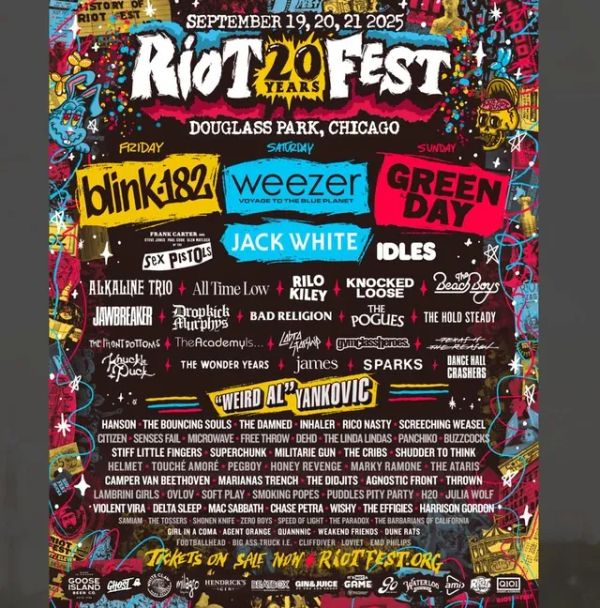 THE RIOT FEST LINEUP IS HERE!!!!
