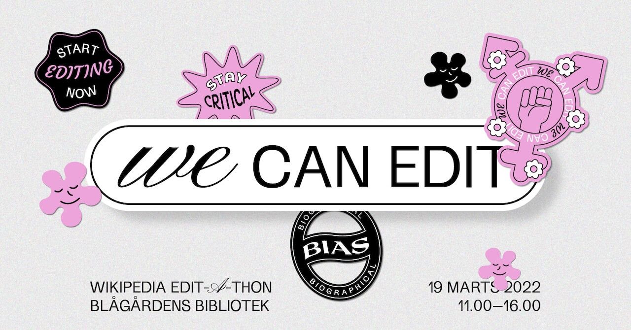 We can edit: Wikipedia redigeringsmarathon