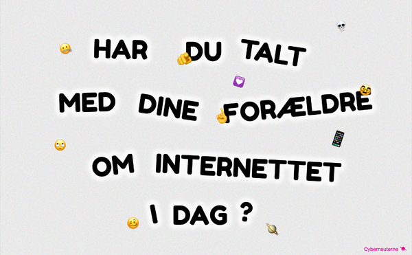 Har du talt med dine forældre om internettet? For SSP