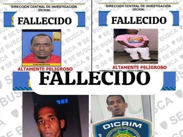 La Policía elimina a cuatro miembros de la banda de "Los "Chukis de los Frailes"  que se dedicaban a asaltar colmados en SDE